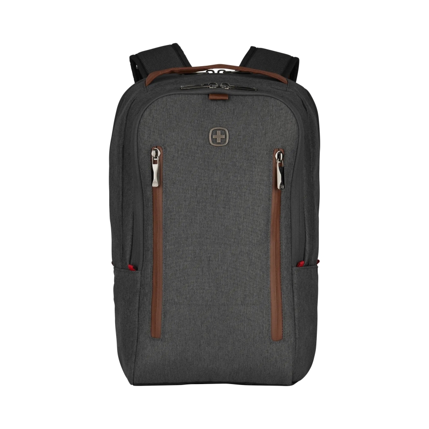 Wenger - Zaino per laptop 15 l 16" con tasca per tablet 12" + crossbody bag Città Upgrade 2in1 grigio