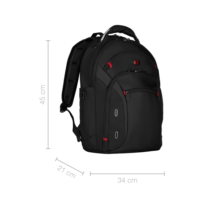 Wenger - Zaino per laptop 20 l 15" con tasca per tablet 10" Gigabyte nero
