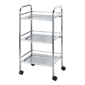 WENKO 12285100 - Chariot EXCLUSIVE 41 x 75 cm, chromé brillant