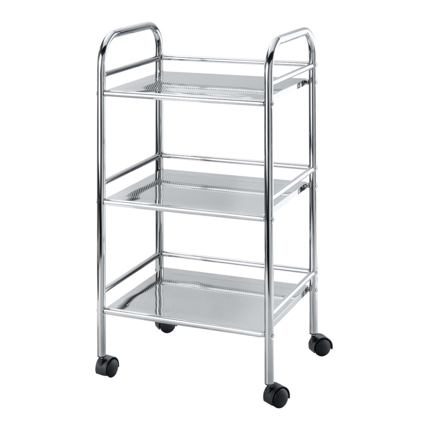 WENKO 12285100 - Wagen EXCLUSIVE 41x75 cm glänzender Chrom