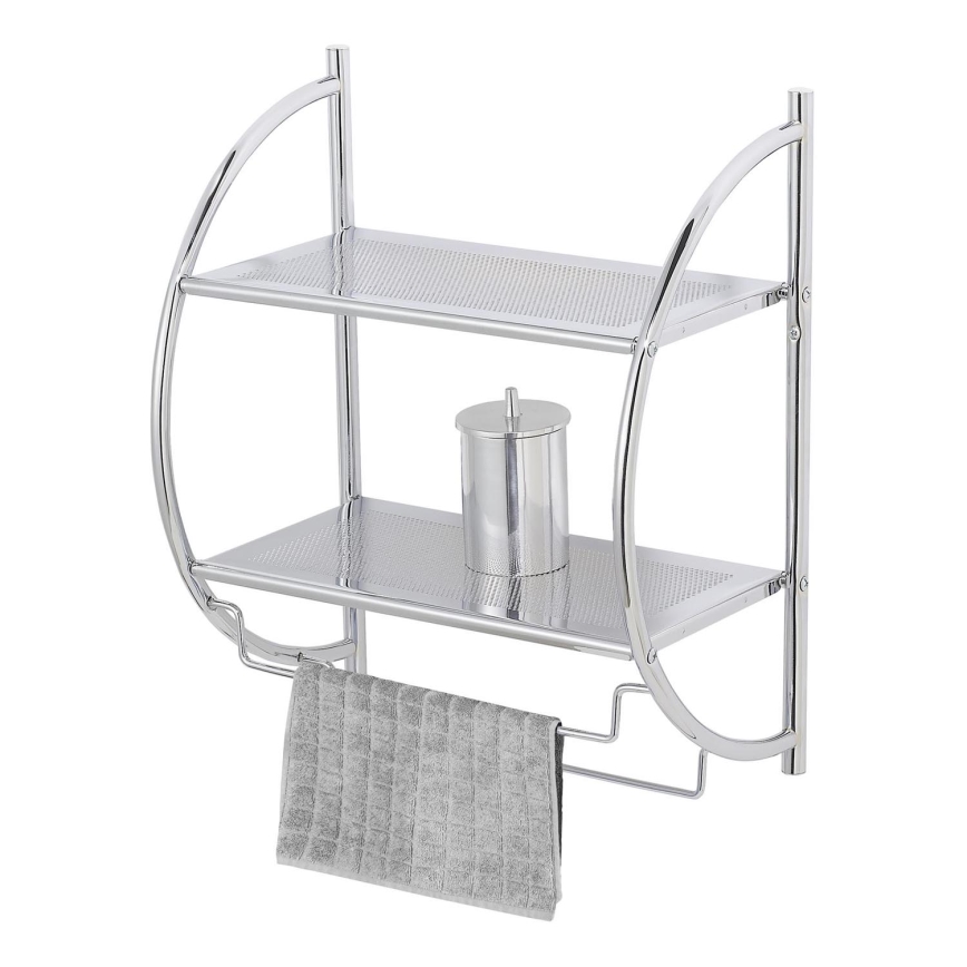 WENKO 15173100 - Étagère EXCLUSIVE 45,5 x 54,5 cm en chrome brillant