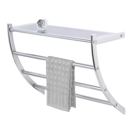WENKO 15578100 - Porte-serviettes PESCARA 56 x 46 cm, chrome brillant
