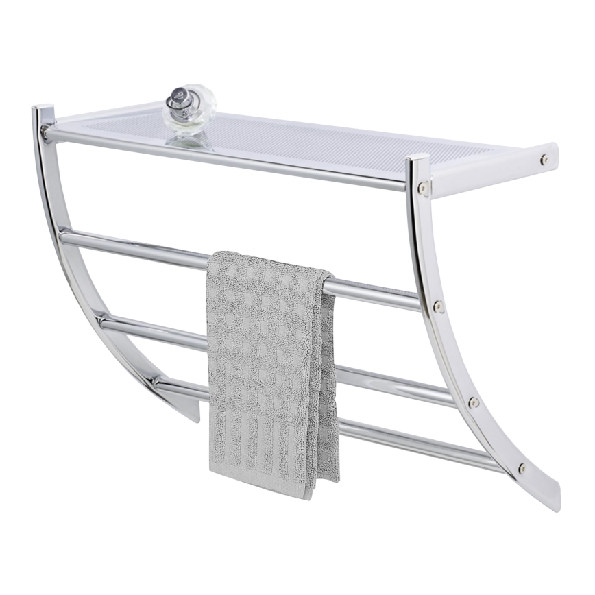 WENKO 15578100 - Porte-serviettes PESCARA 56 x 46 cm, chrome brillant