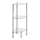 WENKO 15850100 - Étagère YAGO 30x74 cm inox/argent/transparent