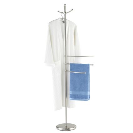 WENKO 16827100 - Appendiabiti ADIAMO 28x170 cm argento