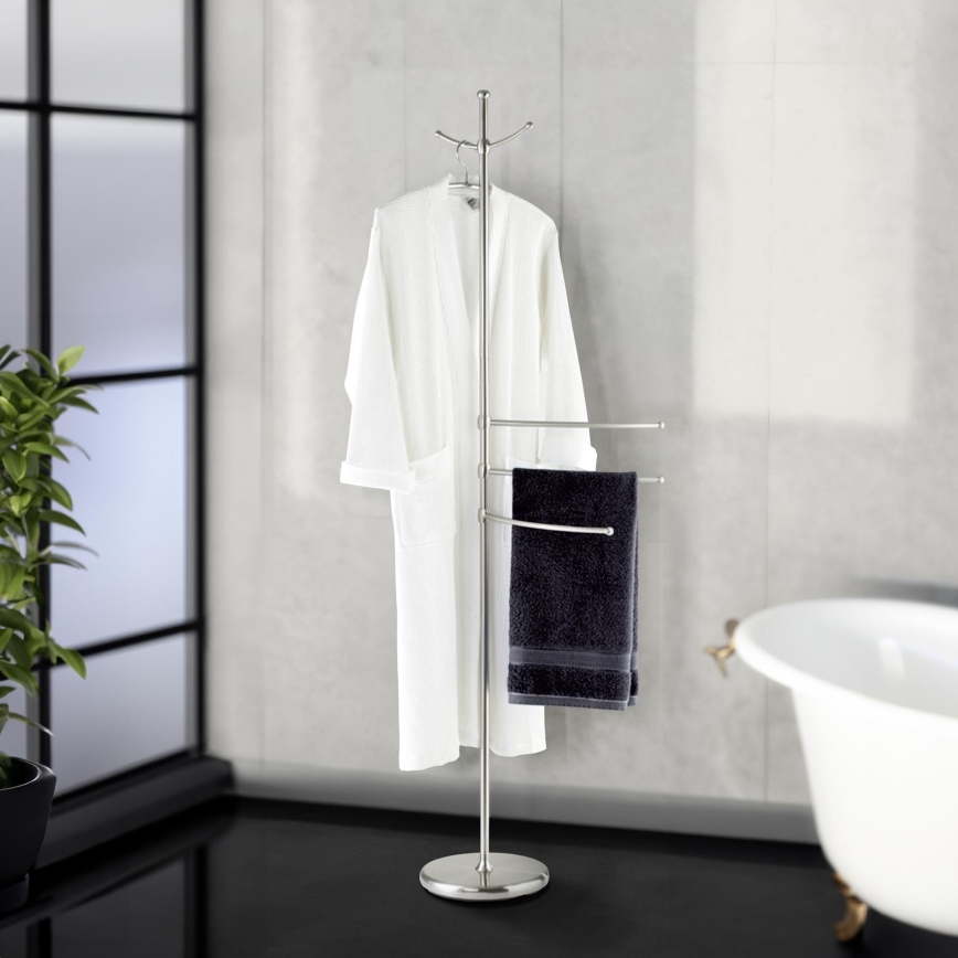 WENKO 16827100 - Support ADIAMO 28x170 cm argenté