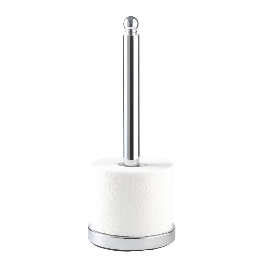 WENKO 16878100 - Toilettenpapierhalter VITERBO 14x35 cm silber