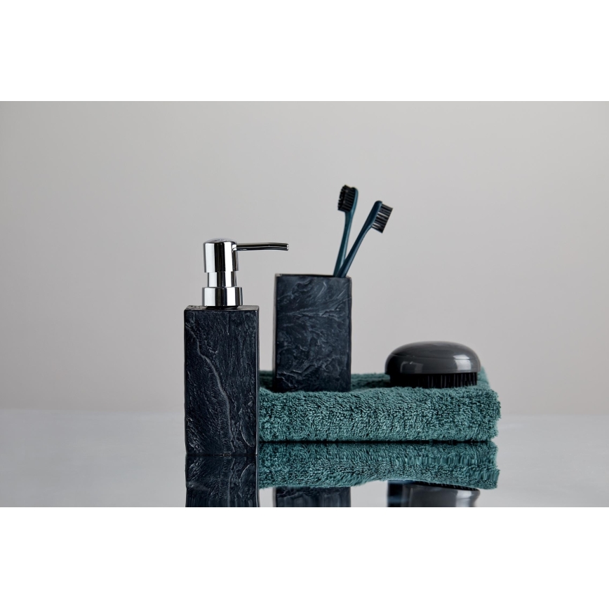 WENKO 17921100 - Dispenser per sapone SLATE ROCK 250 ml antracite