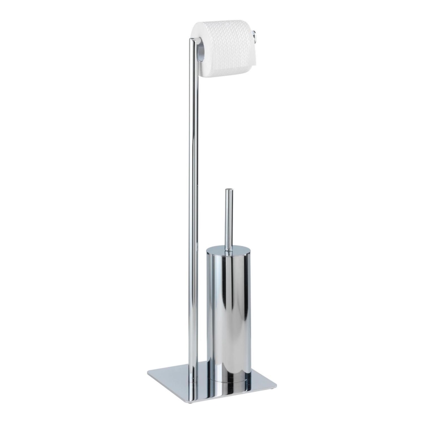 WENKO 18562100 - Scopino WC RECCO 20x71,5 cm cromo lucido