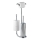 WENKO 18730100 - Brosse WC UNIVERSALO 20 x 62,5 cm chrome brillant