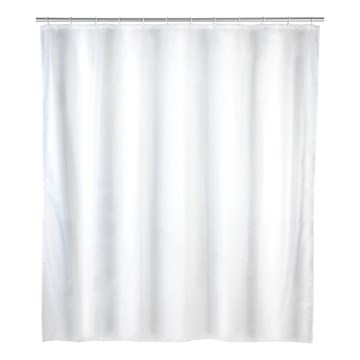 WENKO 19104100 - Tenda da doccia 180x200 cm bianca