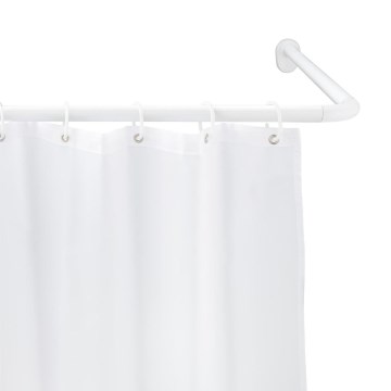 WENKO 19216100 - Stangenhalter UNIVERSAL 2,5x2,5 cm weiß