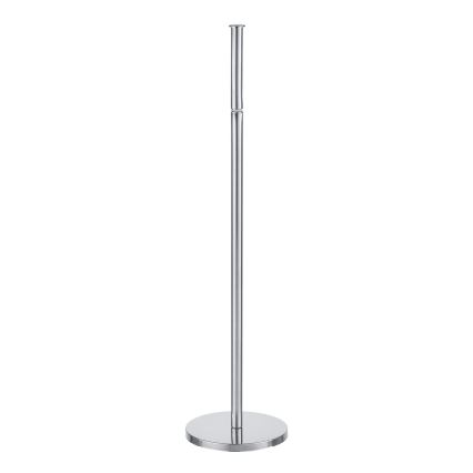 WENKO 19637100 - Portarotolo per carta igienica 21x55 cm in acciaio inox/argento