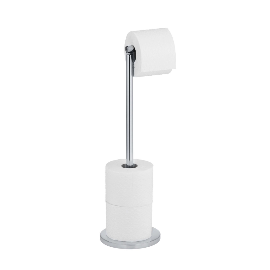 WENKO 19637100 - Toilettenpapierhalter 21x55 cm Edelstahl/silber