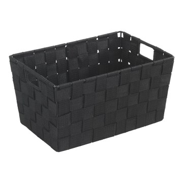 WENKO 19878100 - Corbeille ADRIA 30x20 cm noire