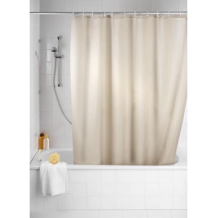 WENKO 20045100 - Tenda da doccia 180x200 cm beige