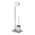 WENKO 20604100 - Scopino WC GRANIT 23x73,5 cm acciaio inox/satinato/grigio