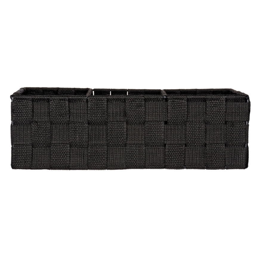 WENKO 20978100 - Organiseur ADRIA 32x21 cm noir