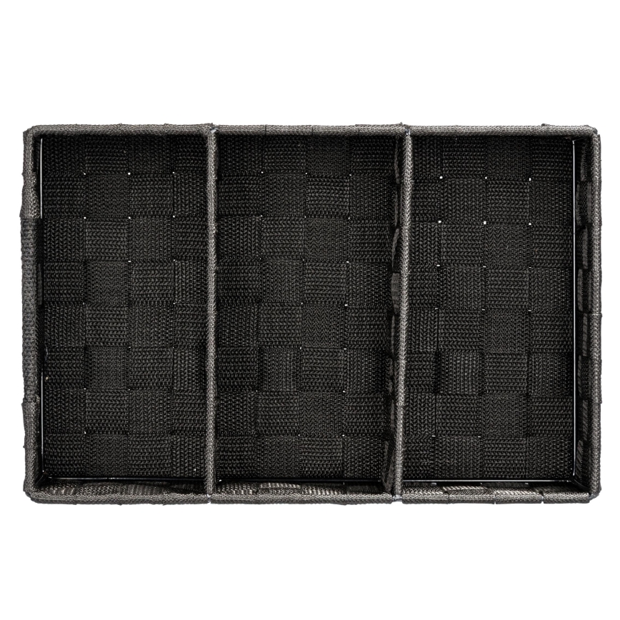 WENKO 20978100 - Organizer ADRIA 32x21 cm nero