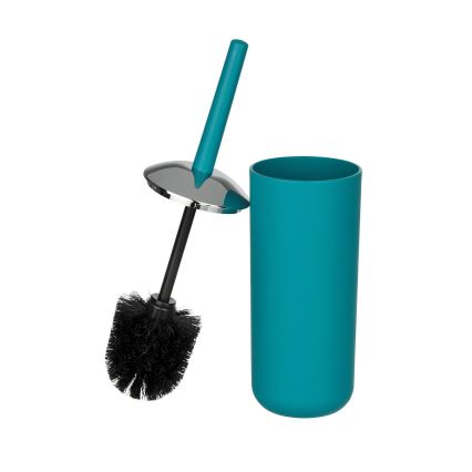 WENKO 21225100 - WC-Bürste BRASIL 10x37 cm türkis/Glanzchrom