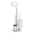 WENKO 21565100 - Scopino per WC RIVALTA 18x70 cm bianco/nero