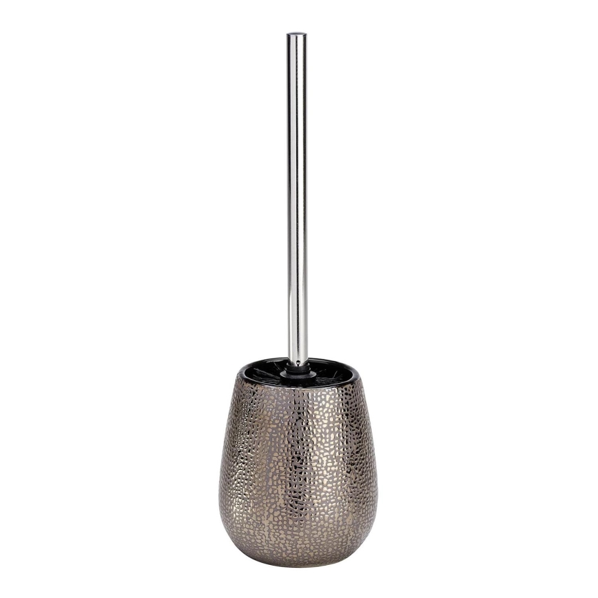 WENKO 21644100 - Brosse WC MARRAKESH 12,5x41 cm marron