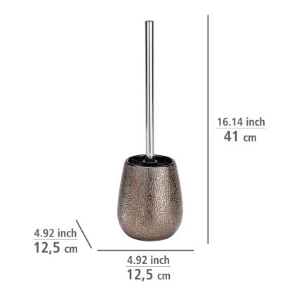 WENKO 21644100 - Brosse WC MARRAKESH 12,5x41 cm marron