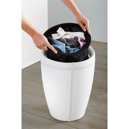 WENKO 21773100 - Sgabello CANDY 36x50,5 cm bianco/nero