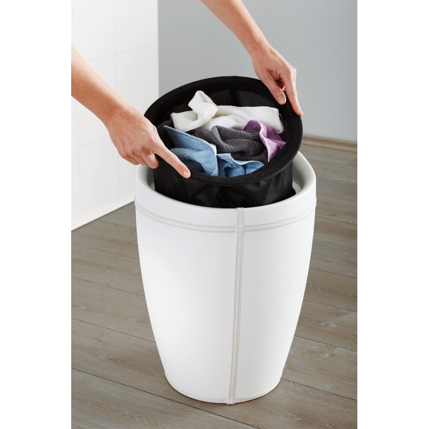 WENKO 21773100 - Sgabello CANDY 36x50,5 cm bianco/nero