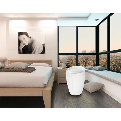 WENKO 21773100 - Tabouret CANDY 36x50,5 cm blanc/noir