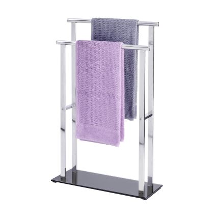 WENKO 22089100 – Appendiabiti LAVA 52 x 81,5 cm acciaio inox/argento/nero