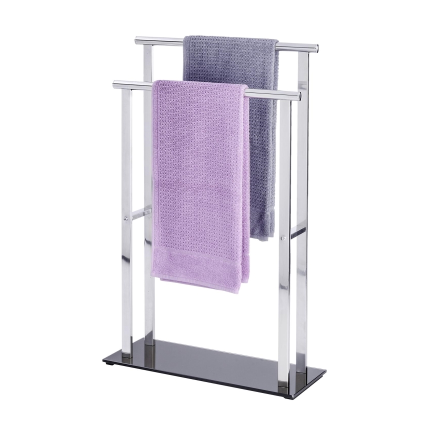 WENKO 22089100 – Appendiabiti LAVA 52 x 81,5 cm acciaio inox/argento/nero