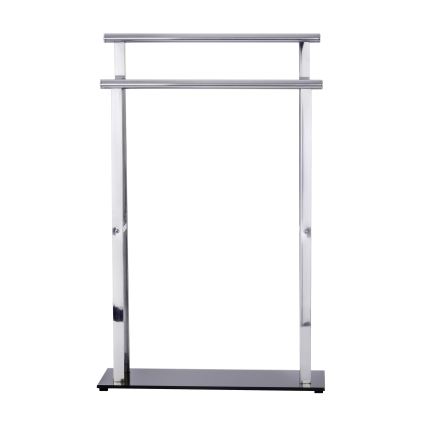 WENKO 22089100 – Appendiabiti LAVA 52 x 81,5 cm acciaio inox/argento/nero