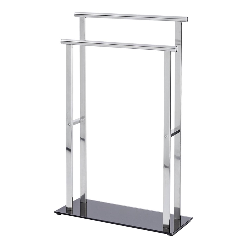 WENKO 22089100 – Porte-manteau LAVA 52x81,5 cm inox/argent/noir