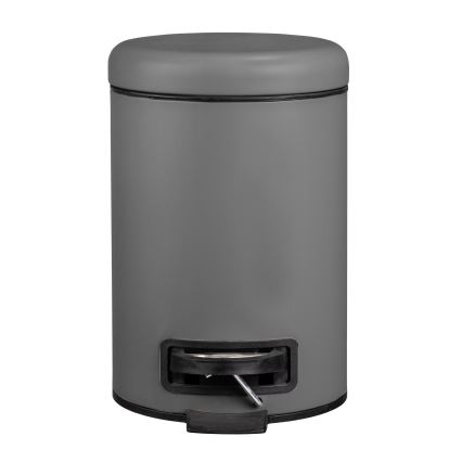 WENKO 22148100 - Corbeille LEMAN 17x25 cm gris/noir