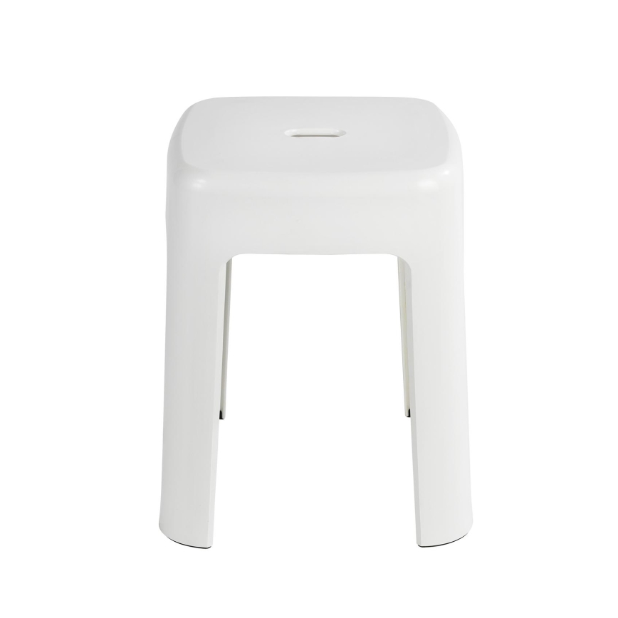 WENKO 22160100 - Hocker ALASKA 37x45,5 cm weiß