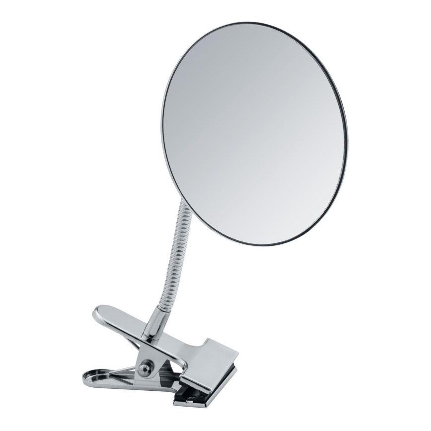 WENKO 22195100 - Specchio cosmetico CLIP 15x27 cm cromo lucido