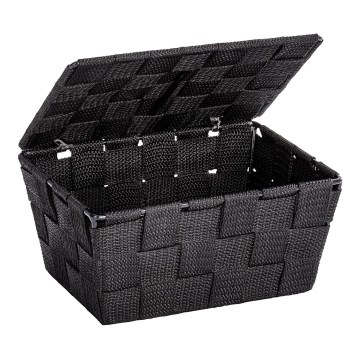 WENKO 22197100 - Panier ADRIA 19 x 14 cm noir