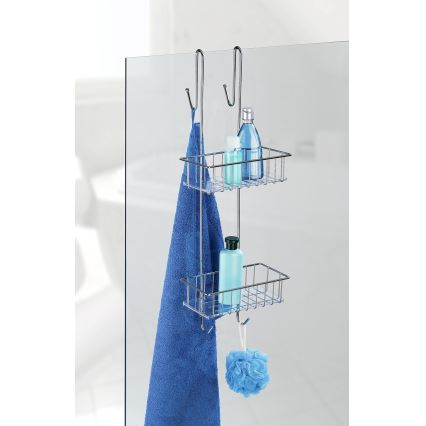 WENKO 22213100 - Support ALDO 24,5x70 cm inox/argenté