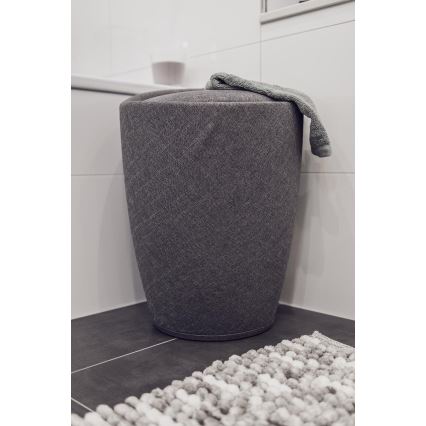 WENKO 22448100 - Hocker CANDY 36x50,5 cm grau/schwarz