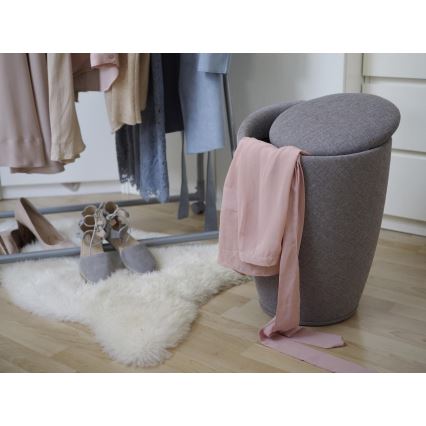 WENKO 22448100 - Sgabello CANDY 36x50,5 cm grigio/nero