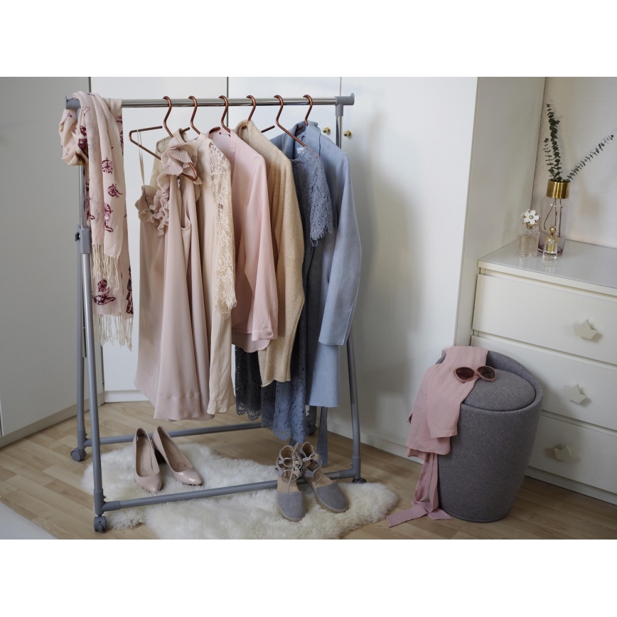 WENKO 22448100 - Sgabello CANDY 36x50,5 cm grigio/nero