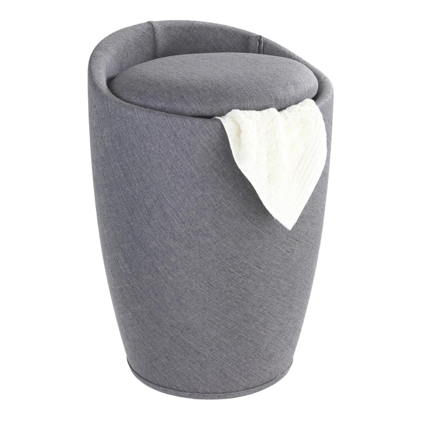 WENKO 22448100 - Tabouret CANDY 36x50,5 cm gris/noir