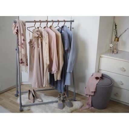 WENKO 22448100 - Tabouret CANDY 36x50,5 cm gris/noir