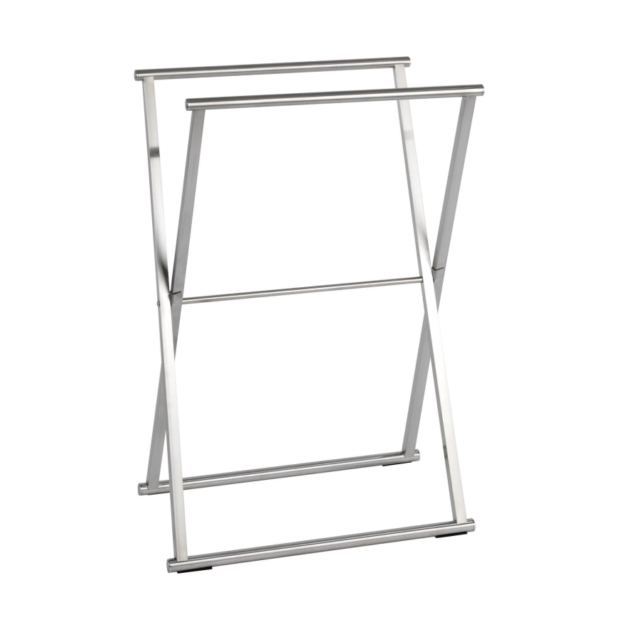 WENKO 22476100 - Handtuchständer LAVA 53,5 x 80,5 cm Edelstahl/Silber