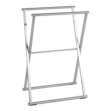 WENKO 22476100 - Porta asciugamani LAVA 53,5x80,5 cm acciaio inox/argento