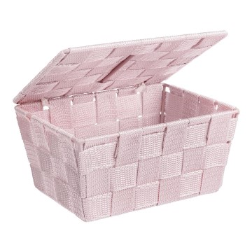 WENKO 22574100 - Panier ADRIA 19x14 cm rose