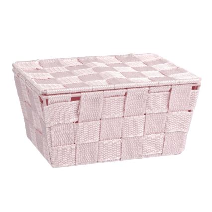 WENKO 22574100 - Panier ADRIA 19x14 cm rose