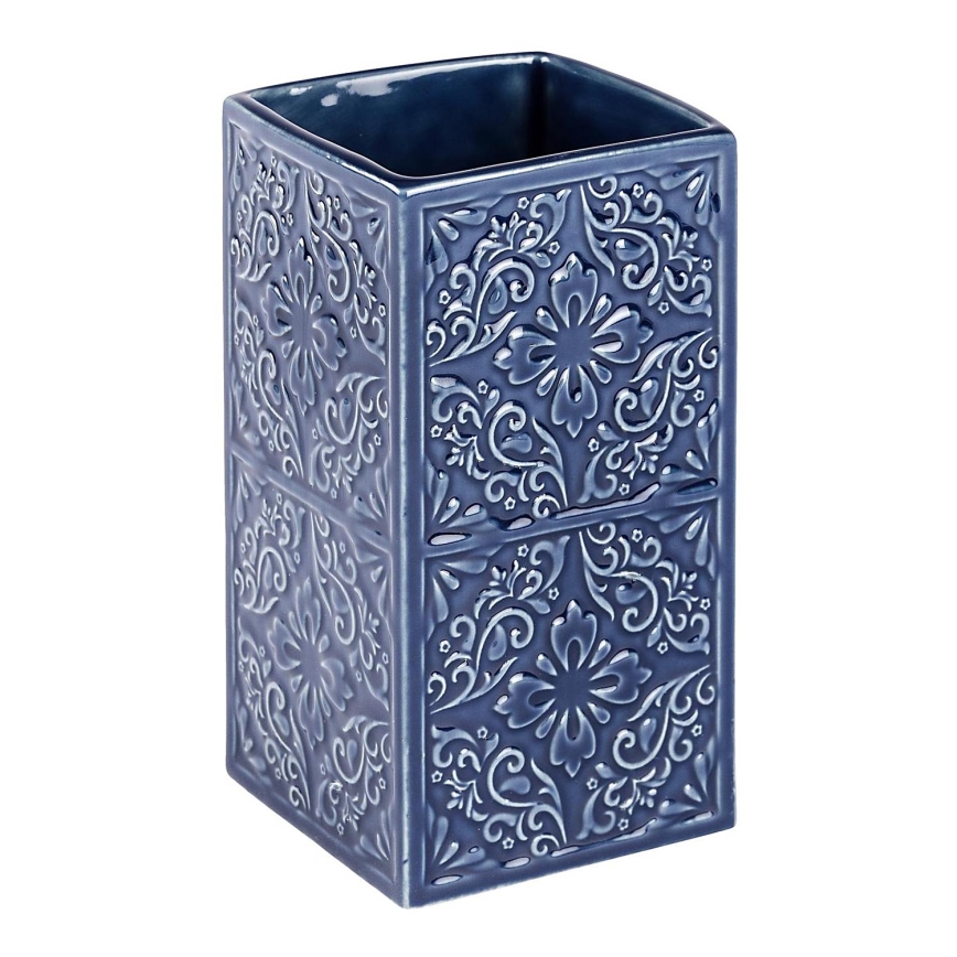 WENKO 22652100 - Gobelet CORDOBA 6,5 x 12 cm bleu