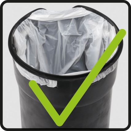 WENKO 22829100 - Korb LEMAN 17 x 25 cm Edelstahl satiniert/schwarz